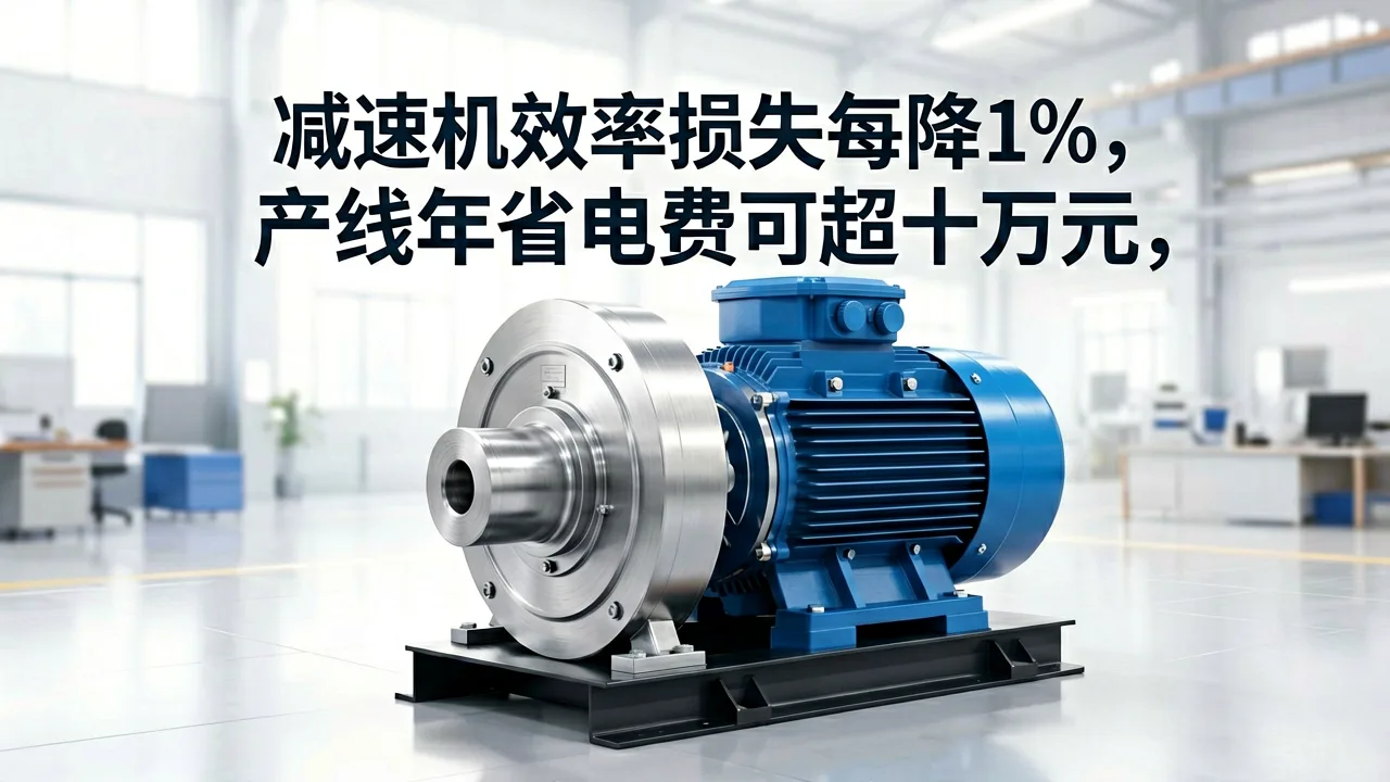 减速机效率损失每降1%，产线年省电费可超十万元